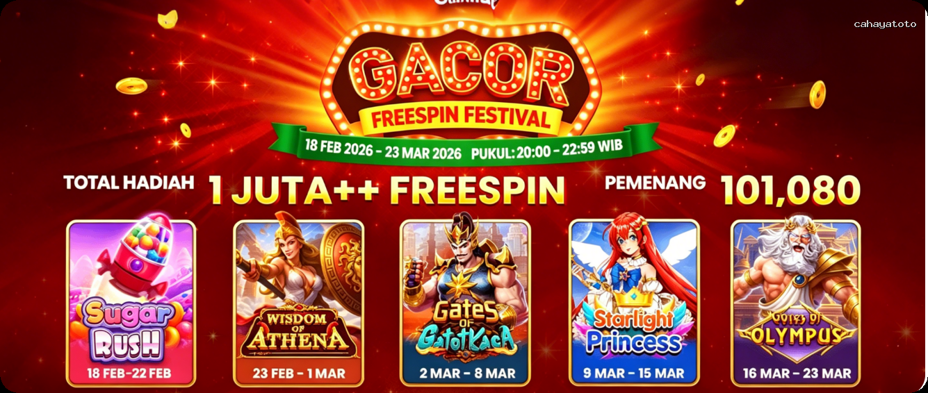 Login cahayatoto Sekarang Bonus Melimpah
